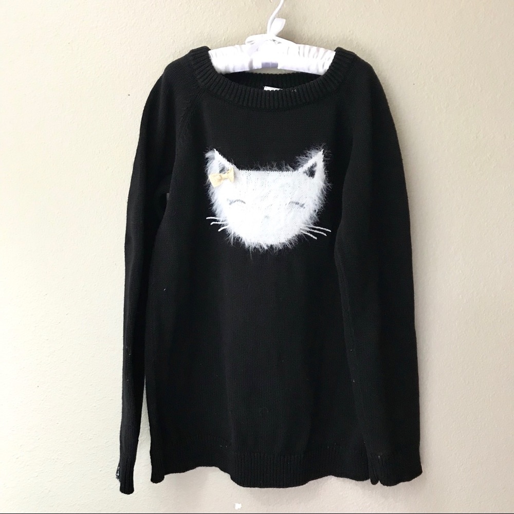 ✨HP✨ Gymboree Fluffy Cat Sweater Jumper Size 10-12